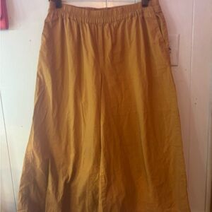 Who What Wear Golden Maxi Skirt